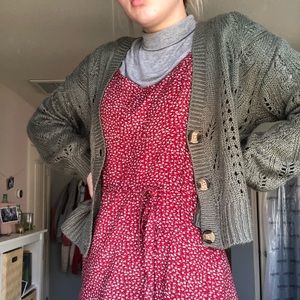 American Eagle buttoned sweater